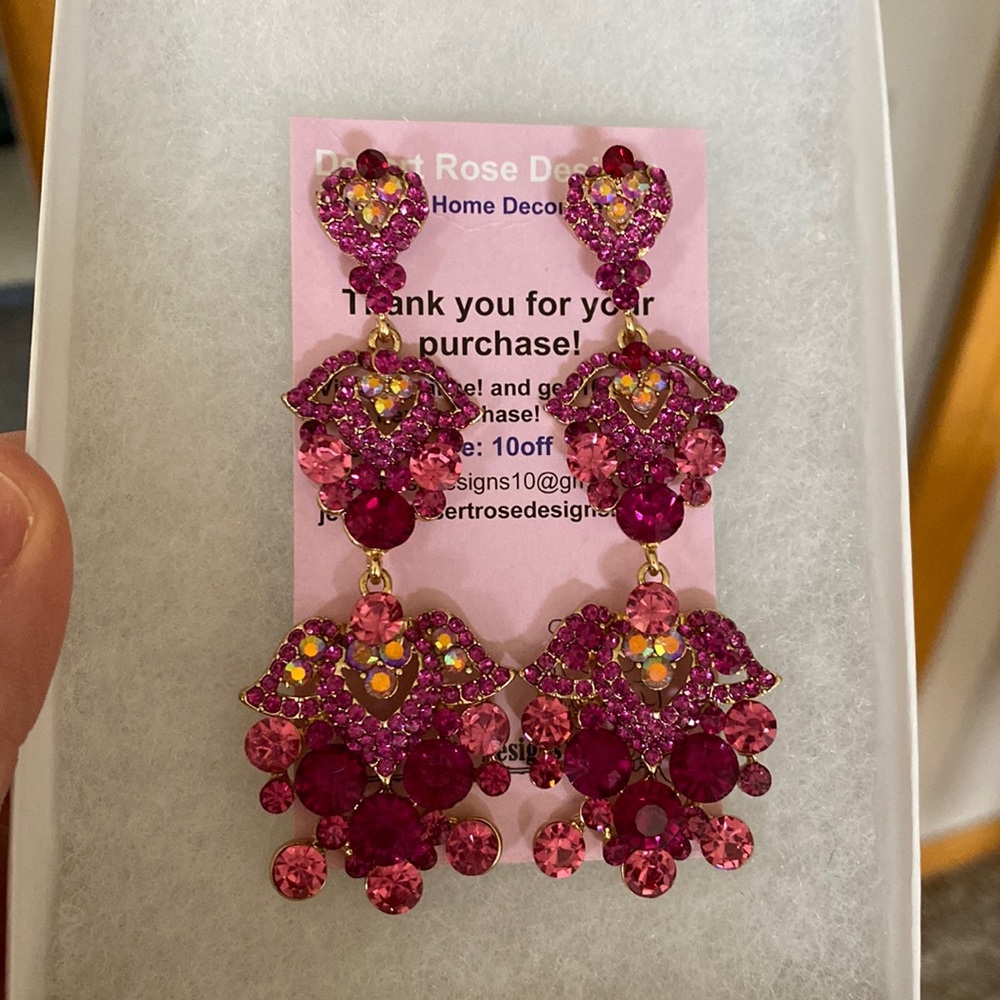 Large Prom (Costume) Earrings